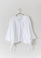 Joint Lace Frill Sleeve Top