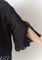 Joint Lace Frill Sleeve Top