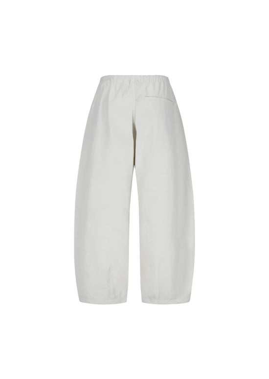 AMOMENTO drawstring wide fatigue pants