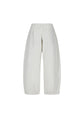AMOMENTO drawstring wide fatigue pants