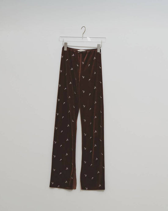 TODAYFUL Petit Flower Velour Leggings