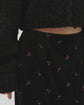 TODAYFUL Petit Flower Velour Skirt