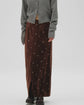 TODAYFUL Petit Flower Velour Skirt