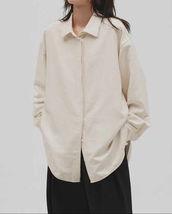 TODAYFUL Soft suede Embroidery Shirts