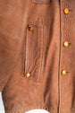 1987AW C.P.COMPANY LEATHER DOUBLE BREASTED COAT Ideas From Massimo osti