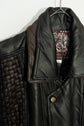 1980s Made in ITARY GV Luxury Design Leather Jacket "Dead Stock"