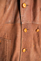 1987AW C.P.COMPANY LEATHER DOUBLE BREASTED COAT Ideas From Massimo osti