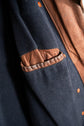1987AW C.P.COMPANY LEATHER DOUBLE BREASTED COAT Ideas From Massimo osti