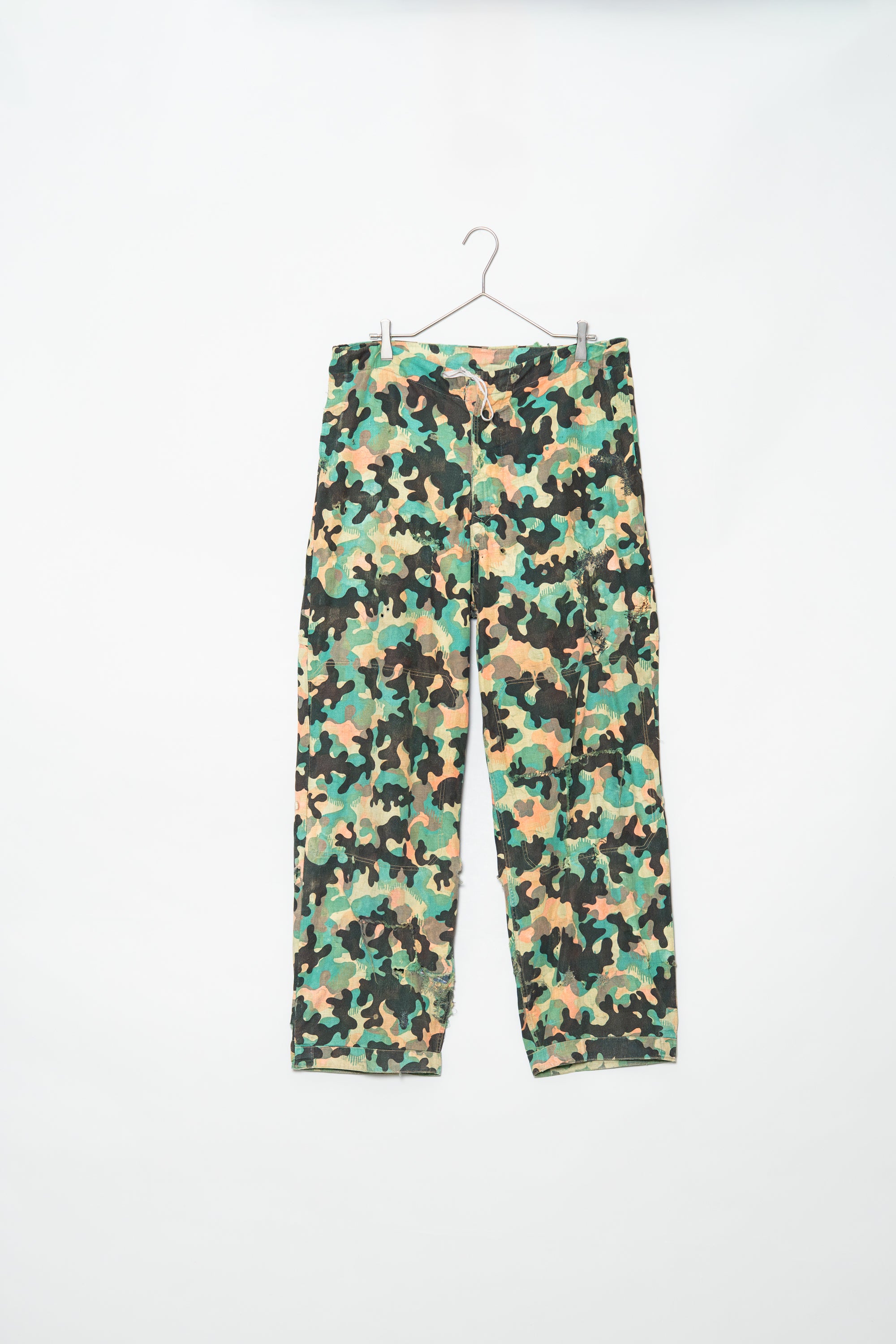 1950's Czechoslovakian Army Dubaky Camouflage Reversible Trousers