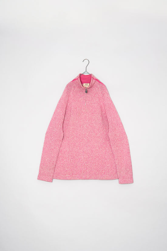 Made in ITARY HERMES Half-Zip Cashmere Knit