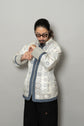HERMES Made in France マルジェラ期 Reversible silk quilted coat