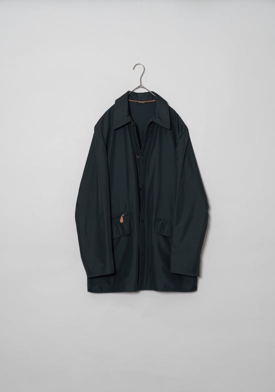 HERMES Leather Piping Jacket