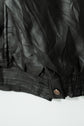 1980s Made in ITARY GV Luxury Design Leather Jacket "Dead Stock"