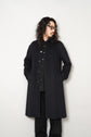 Made in ITALY GIORGIO ARMANI Cashmere Melton Wool Balmaquin Coat