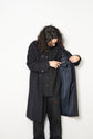 Made in ITALY GIORGIO ARMANI Cashmere Melton Wool Balmaquin Coat