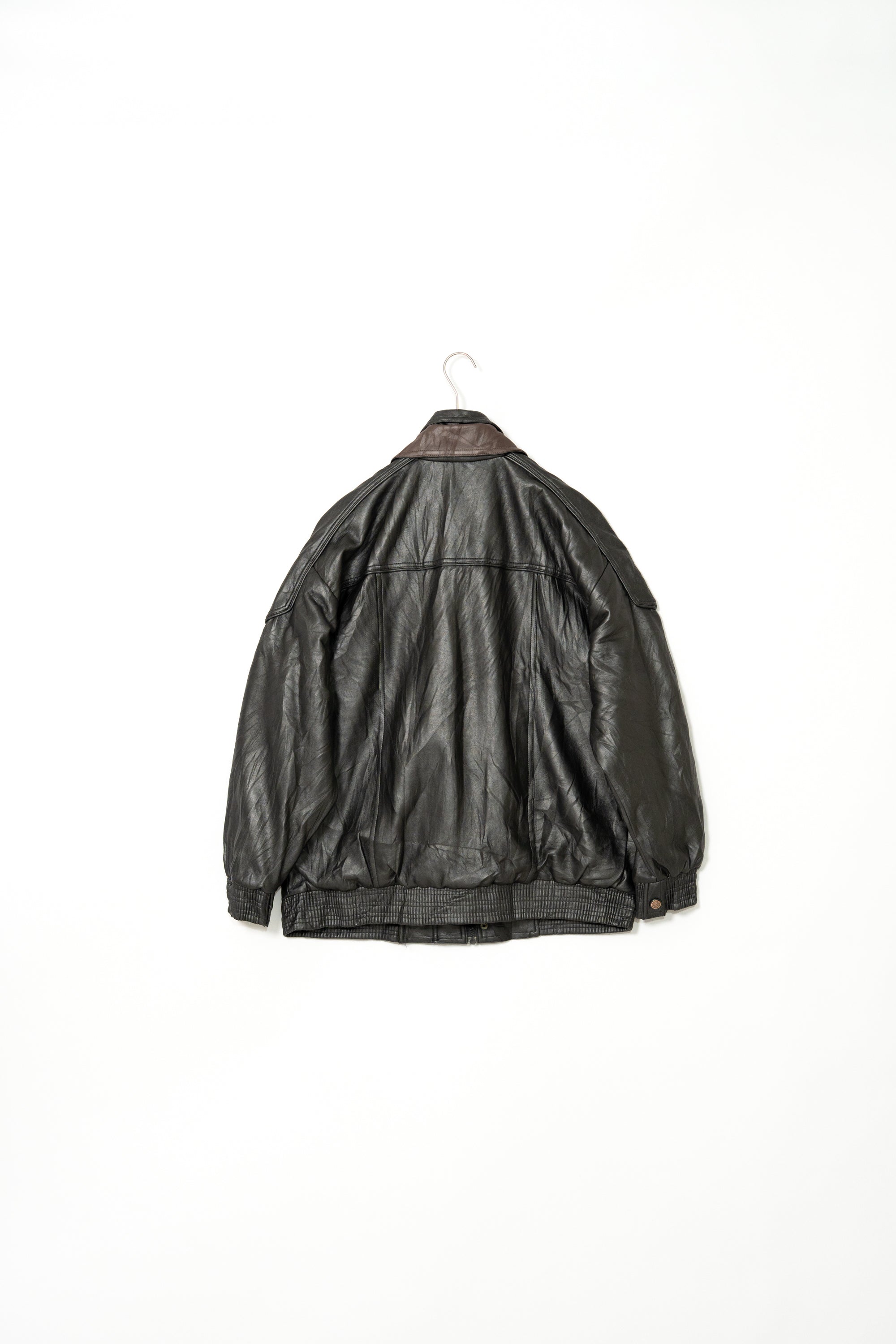 1980s Made in ITARY GV Luxury Design Leather Jacket 1980s Made in ITARY GV Luxury Design Leather Jacket