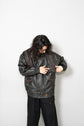 1980s Made in ITARY GV Luxury Design Leather Jacket "Dead Stock"