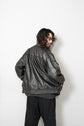 1980s Made in ITARY GV Luxury Design Leather Jacket "Dead Stock"