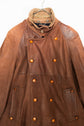 1987AW C.P.COMPANY LEATHER DOUBLE BREASTED COAT Ideas From Massimo osti