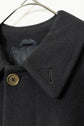 Made in ITALY GIORGIO ARMANI Cashmere Melton Wool Balmaquin Coat