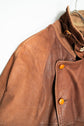 1987AW C.P.COMPANY LEATHER DOUBLE BREASTED COAT Ideas From Massimo osti