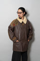 83AW C.P.COMPANY LEATHER HUNTING JACKET