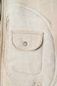 C.P.Company 2006AW Shearling Collar White Leather Jacket