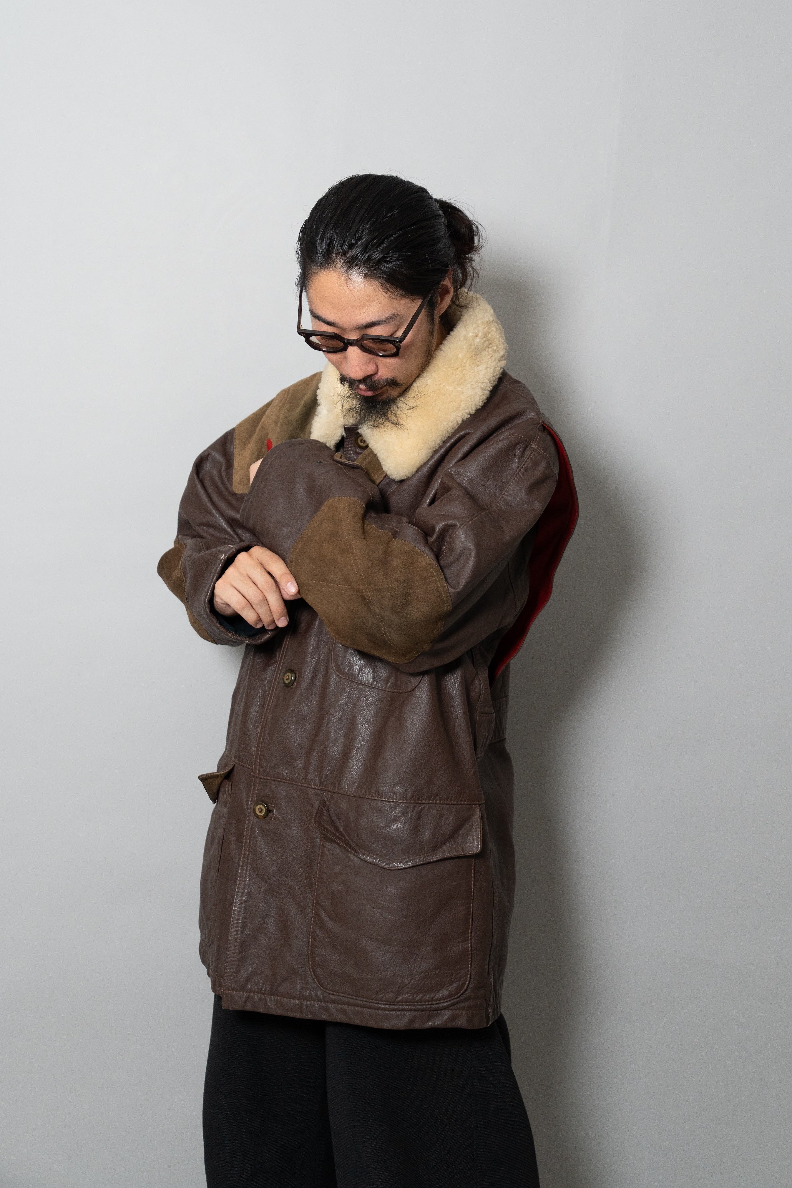 83AW C.P.COMPANY LEATHER HUNTING JACKET – Maison ma Manière