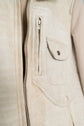 C.P.Company 2006AW Shearling Collar White Leather Jacket