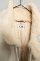C.P.Company 2006AW Shearling Collar White Leather Jacket