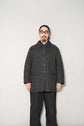 HERMES by Martin margiela Paddock COAT Black 42