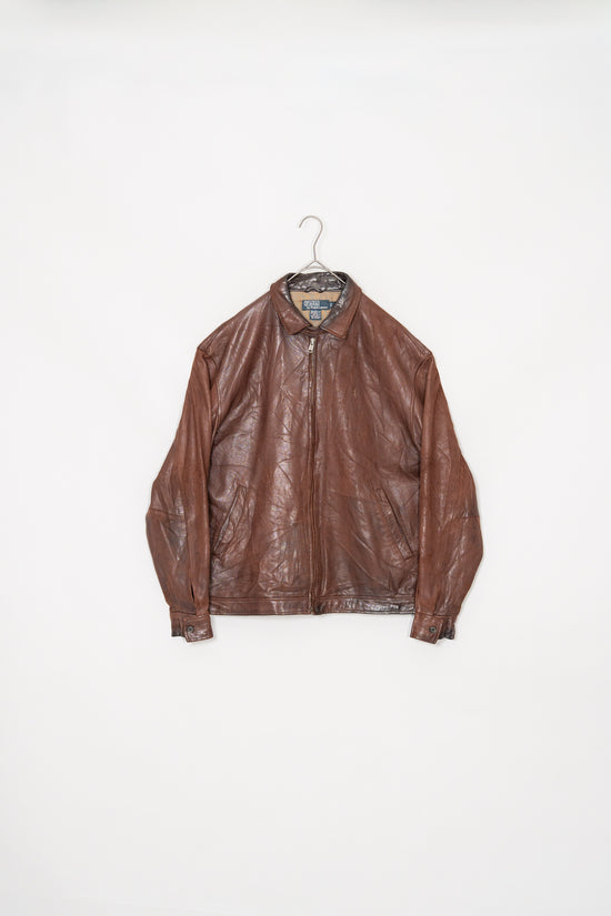 Polo by Ralph Lauren Lamb Leather Single Jacket