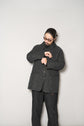 HERMES by Martin margiela Paddock COAT Black 42
