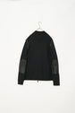 HERMES MADE IN ITARY ELBOW PATCH WOOL DOUBLE ZIP DRIVERS KNIT