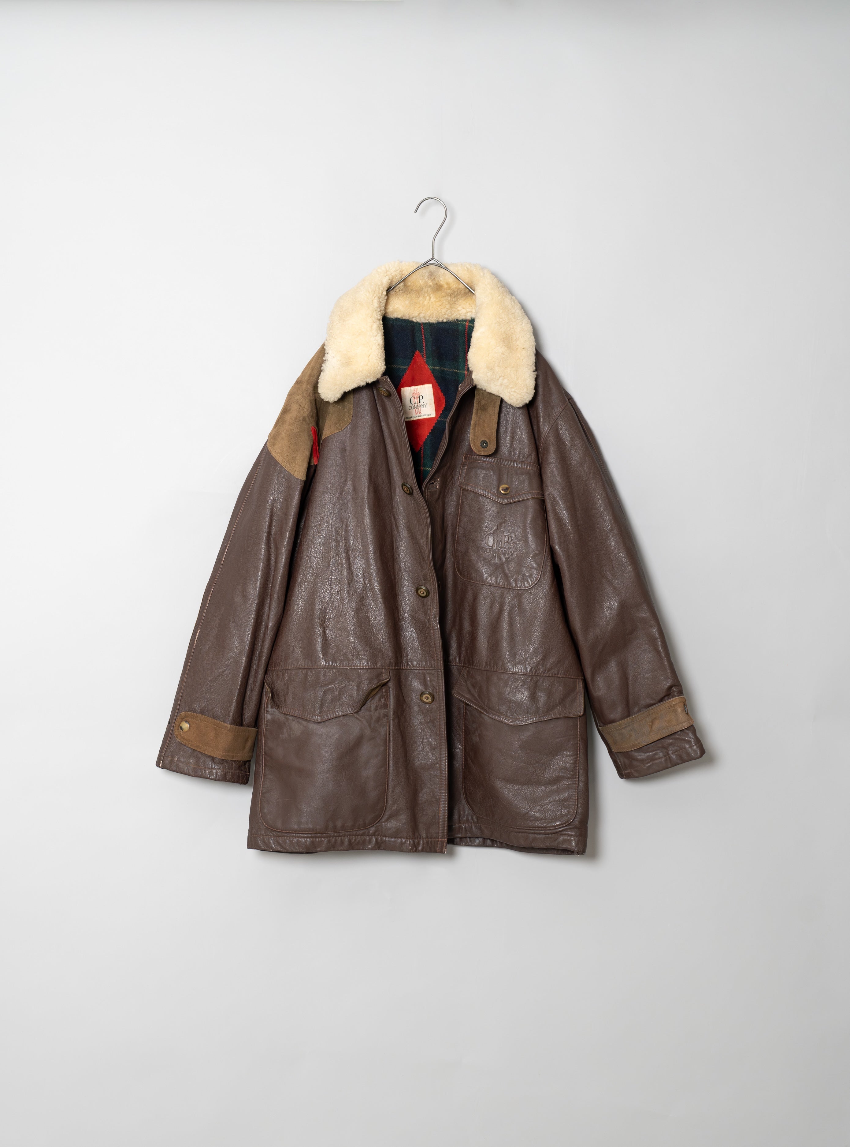 83AW C.P.COMPANY LEATHER HUNTING JACKET – Maison ma Manière