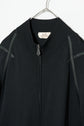 HERMES MADE IN ITARY ELBOW PATCH WOOL DOUBLE ZIP DRIVERS KNIT