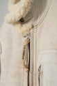 C.P.Company 2006AW Shearling Collar White Leather Jacket