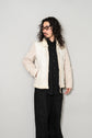 C.P.Company 2006AW Shearling Collar White Leather Jacket