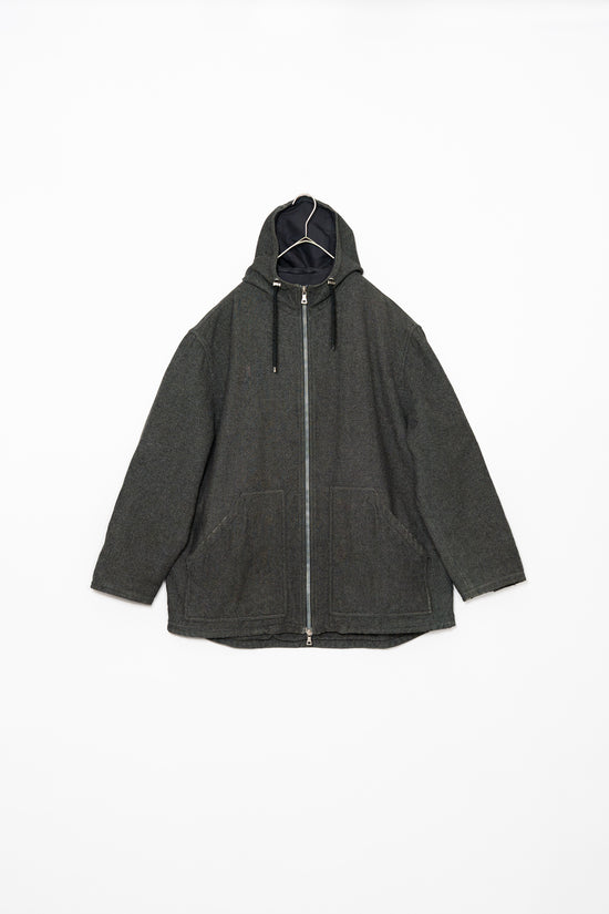 MADE IN ITARY 1998AW PRADA WOOL TWEED LONG COAT