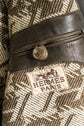 HERMES Leather Flight Jacket