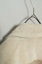 MADE IN ITALY "SMALBY LINEN SILK SWITCHING LEATHER JACKET
