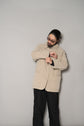 HERMES by Martin margiela Paddock COAT Beige 40