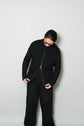 HERMES MADE IN ITARY COTTON WOOL DOUBLE ZIP DRIVERS KNIT