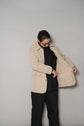 HERMES by Martin margiela Paddock COAT Beige 40