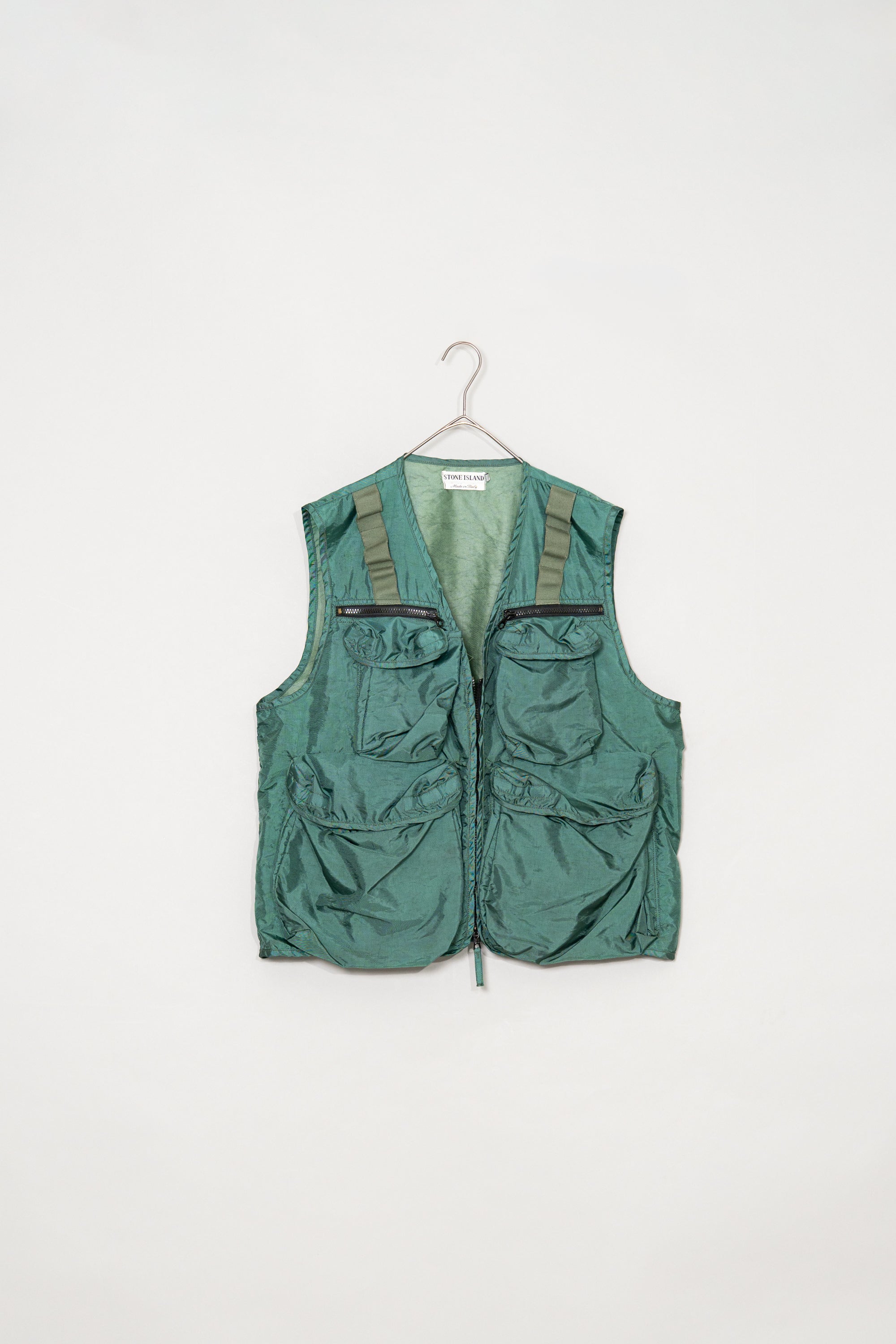 STONE ISLAND 1995 SS EMERALD GREEN FORMULA STEEL VEST – Maison ma