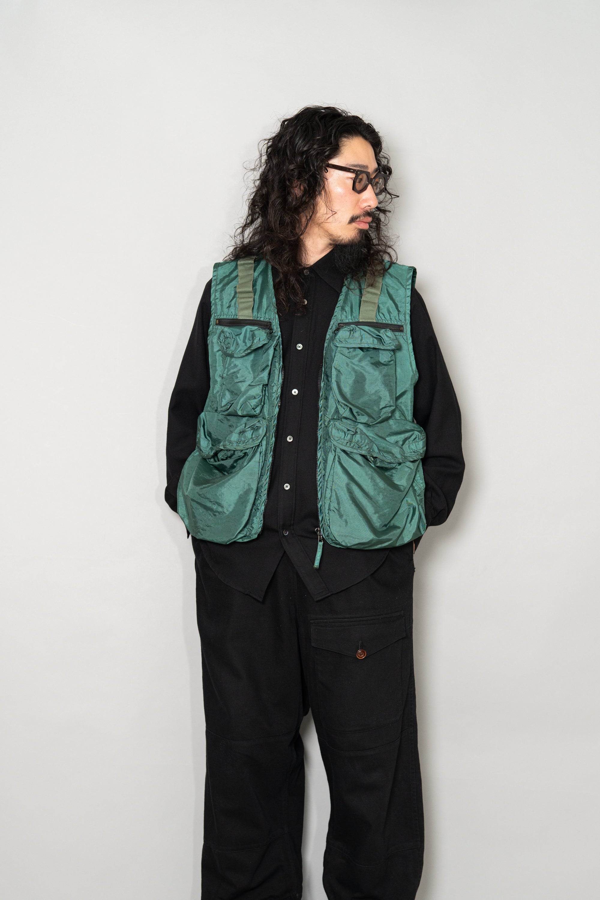 STONE ISLAND 1995 SS EMERALD GREEN FORMULA STEEL VEST – Maison ma