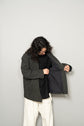 MADE IN ITARY 1998AW PRADA WOOL TWEED LONG COAT