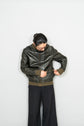 HERMES Leather Flight Jacket