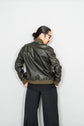 HERMES Leather Flight Jacket