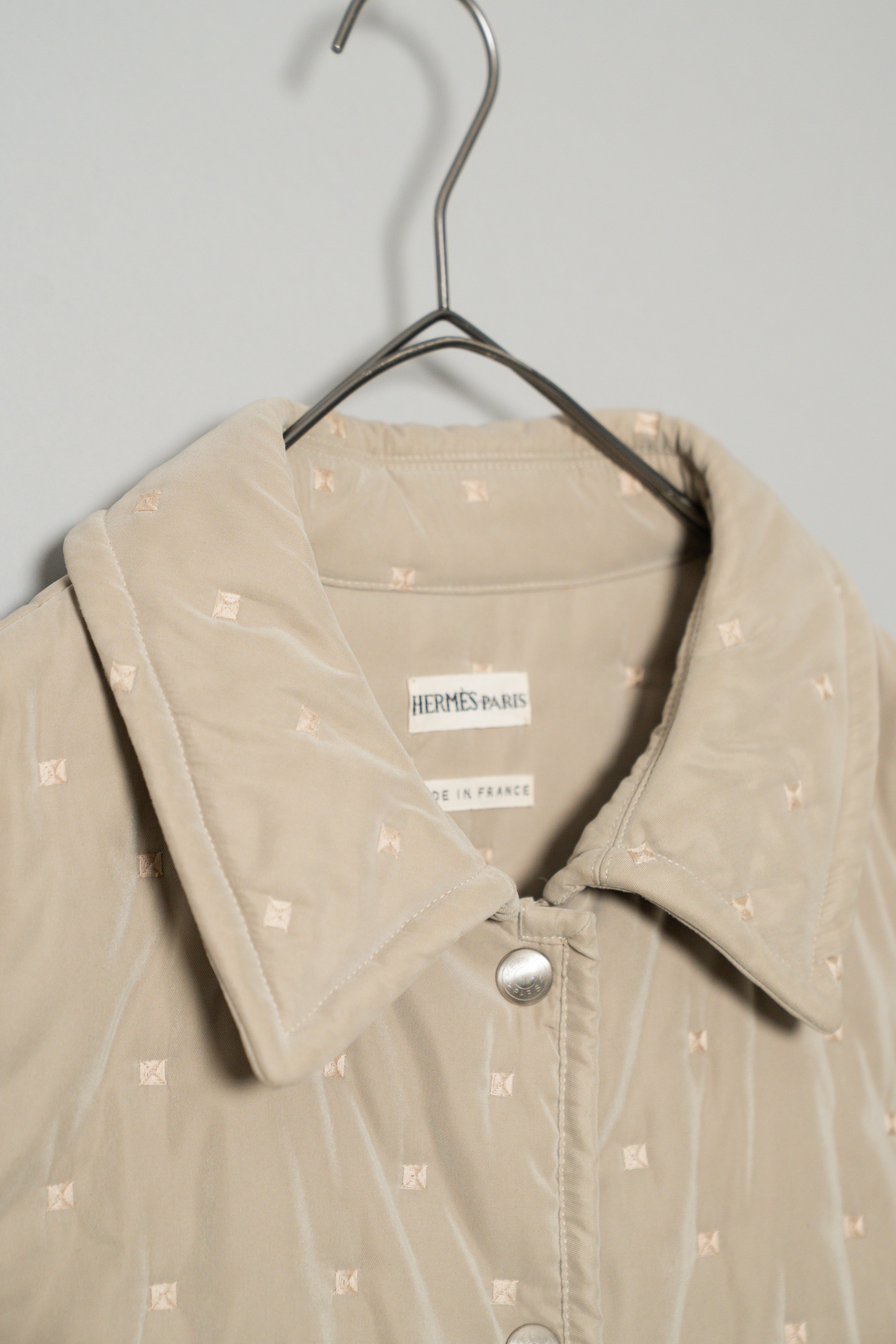 HERMES by Martin margiela Paddock COAT Beige 40 – Maison ma Manière